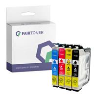 FairToner 4er Multipack Set Kompatibel für Epson T1281-T1284 Druckerpatronen