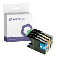 FairToner 4er Multipack Set Kompatibel für Brother LC-1240 Druckerpatronen