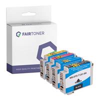 FairToner 4er Multipack Set Kompatibel für Epson T1291-T1294 Druckerpatronen