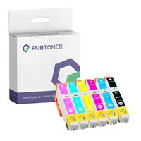 FairToner 6er Multipack Set Kompatibel für Epson 24XL Druckerpatronen