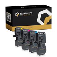 FairToner Premium 4er Multipack Set Kompatibel für Kyocera TK-5230 Toner
