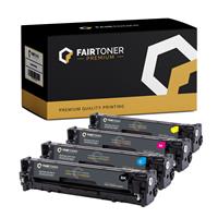FairToner Premium 4er Multipack Set Kompatibel für HP CF410X-CF413X Toner
