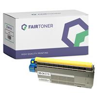 FairToner Kompatibel für OKI 44318605 Toner Gelb