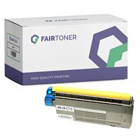 FairToner Kompatibel für OKI 44318607 Toner Cyan