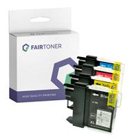 FairToner 4er Multipack Set Kompatibel für Brother LC-985 Druckerpatronen