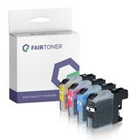 FairToner 4er Multipack Set Kompatibel für Brother LC-123 Druckerpatronen