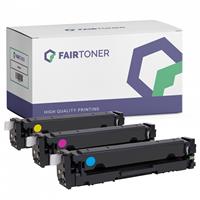FairToner Kompatibel für HP CF253XM / 201X Multipack Cyan,Magenta,Gelb