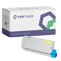 FairToner Kompatibel für OKI 44318617 Toner Gelb