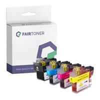 FairToner 4er Multipack Set Kompatibel für Brother LC-3217 Druckerpatronen