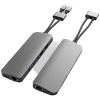 Hyper VIPER 10-in-2 USB-C Hub, Grau
