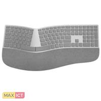 Microsoft Tastatur Surface, ergonomisch, QWERTZ, kabellos, BluetoothÂ 4.0, grau