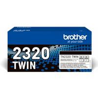Brother Original TN-2320 Toner - schwarz Doppelpack (TN2320TWIN)