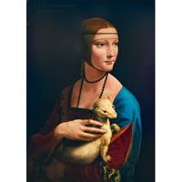 Bluebird Puzzle Leonardo Da Vinci - Lady with an Ermine, 1489 1000 Teile Puzzle Art-by-Bluebird-60012