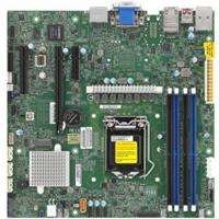 Supermicro X12SCZ-F Mainboard - Intel W480 - Intel LGA1200 socket - DDR4 RAM - Micro-ATX