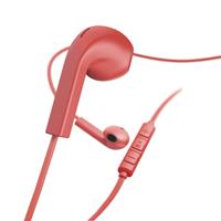 Hama In-ear-oordopjes Hoofdtelefoon "Advance", Earbuds, microfoon, lintsnoer, rood headset
