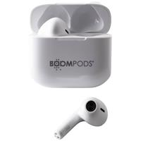 Boompods Bassline Compact In Ear oordopjes Bluetooth Wit Headset, Klankregeling, Volumeregeling, Bestand tegen zweet, Touchbesturing