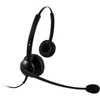 Plusonic 5512-5.2P Telefon On Ear Headset Stereo Schwarz