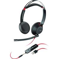 (128.98 EUR / StÃ¼ck) poly Headset Blackwire 5220, C5220 USB binaur POLY 207576-201 0017229173354 POLY 207576201