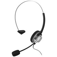 Hama In-Ear-Headset On Ear headset Zwart/zilver