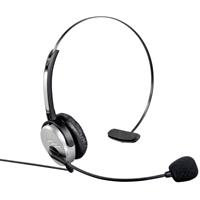 Hama 40625 On Ear headset Zilver, Zwart