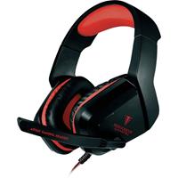 berserkergaming Berserker Gaming AVRAK Over Ear headset Gamen Kabel Stereo Zwart, Rood