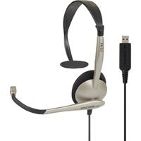 KOSS CS95 On Ear headset Kabel Computer Zwart, Goud Ruisonderdrukking (microfoon), Noise Cancelling