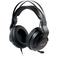 Roccat ELO Over Ear headset Gamen Kabel 7.1 Surround Zwart Ruisonderdrukking (microfoon), Noise Cancelling Volumeregeling, Microfoon uitschakelbaar (mute)