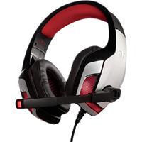 Berserker Gaming FAFNIR Over Ear headset Gamen Stereo Zwart, Rood Volumeregeling