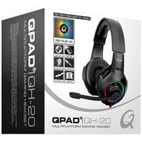 Qpad QPAD Gaming Headset Stereo QH-20 RGB schwarz 3,5 Klinke