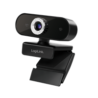 LogiLink UA0371 Webcam 3 MP 1920 x 1080 Pixel USB 2.0 Schwarz, Silber