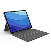 Logitech Combo Touch - Tastatur und Foliohülle - mit Trackpad - QWERTY - GB - Oxford Gray