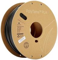 Polymaker 70821 PolyTerra PLA Filament PLA 2.85mm 1000g Schwarz (matt) 1St.