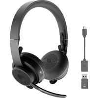 Logitech Zone 900 Over Ear headset Computer Bluetooth Grafiet Volumeregeling, Microfoon uitschakelbaar (mute), Vouwbaar