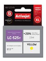 Brother Zonder Chip ActiveJet AB-525YN Ink voor Brother-printer; Brother LC525Y vervanging; Opperste; 15 ml; geel
