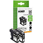 KMP 2 B60D schwarz Tintenpatronen ersetzen brother LC-123BK