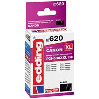 Edding Cartridge vervangt Canon PGI-580XXLBK Compatibel Zwart EDD-620 18-620