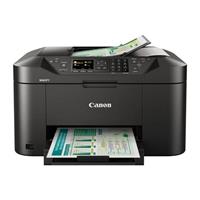 Canon MAXIFY MB2150. Printtechnologie: Inkjet, Printen: Afdrukken in kleur, Maximale resolutie: 600 x 1200 DPI, Printsnelheid (kleur, standaard, A4/US Letter): 13 ppm. Kopiëren: Kopiëren in 