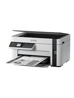 Epson EcoTank M2120. Printtechnologie: Inkjet, Printen: Zwart-wit afdrukken, Maximale resolutie: 1440 x 720 DPI. Scannen: Mono-scannen, Optische scanresolutie: 1200 x 2400 DPI. Maximale ISO A-series p