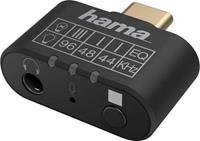 Hama Audio-Adapter, USB-C-Stecker - 3,5-mm-Klinke-Buchse Equalizer, Mikrofon USB-Soundkarte