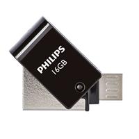 Philips USB Flash Drive 2-in-1. 16GB. USB 2.0 - Micro USB
