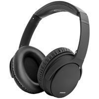 STREETZ HL-BT404 Over Ear headset Bluetooth Stereo Zwart Noise Cancelling Vouwbaar, Headset, Volumeregeling
