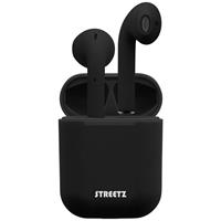 STREETZ TWS-0003 In Ear headset Bluetooth Stereo Zwart Afstandsbediening, Headset, Oplaadbox