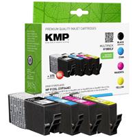 KMP Inkt vervangt HP 912XL (3YP34AE) Compatibel Combipack Zwart, cyaan, magenta, geel H188XV 1765,0005