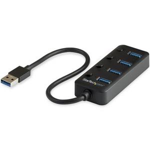 Startech Hub, USB 3 4-Port met switches
