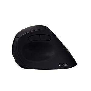 MW500-1E V7 MW500 Vertical Ergonomic 6-Button Wireless Optical Mouse with adjustable DPI - Black