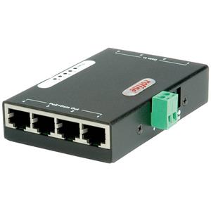 ROLINE »Gigabit Ethernet PoE Injektor, 4 Ports« Netzwerk-Switch