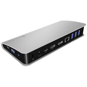 ICY BOX IB-DK2408-C - Dockingstation - USB-C - HDMI, DP - GigE - 100 Watt