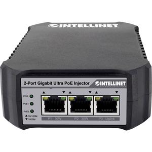 Intellinet 2-Port Gigabit Ultra PoE-Injector 10/100/1000 Mbit/s - Power Injector - 80 Watt