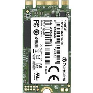 Transcend MTS400I 128 GB SATA M.2 SSD 2242 harde schijf SATA 6 Gb/s Retail TS128GMTS400I