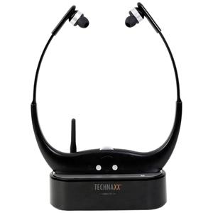 Technaxx »Stereokopfhörer zur Hörunterstützung für Sprache« Kopfhörer (Headset, Ladecase, Leichtbügel, Lautstärkeregelung, Fernbedienung)